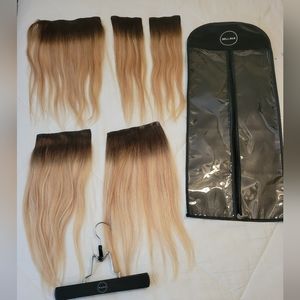 Clip in hair extensions